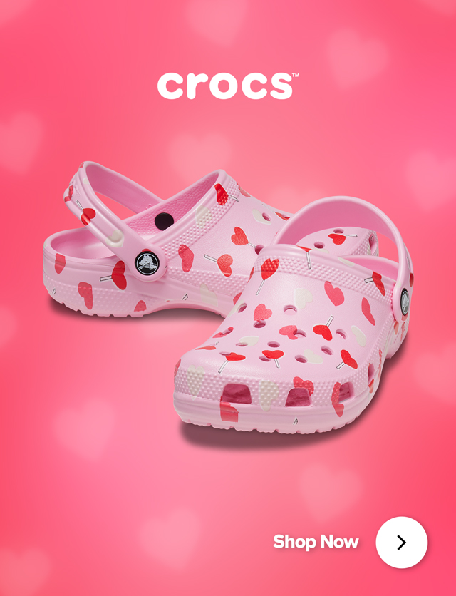 Valentine s Day just got cuter with these kids Crocs